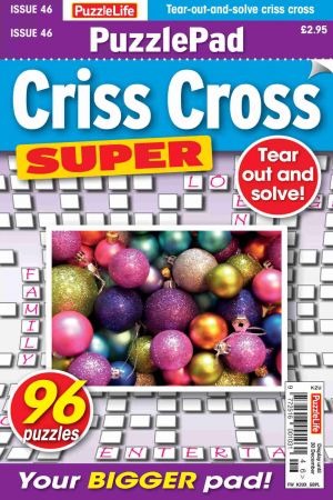 PuzzleLife PuzzlePad Criss Cross Super   Issue 46, 2021