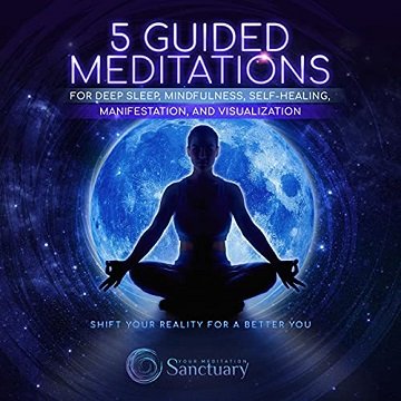 5 Guided Meditations for Deep Sleep, Mindfulness, Self Healing, Manifestation, and Visualization: Shift Your Reality [Audiobook]