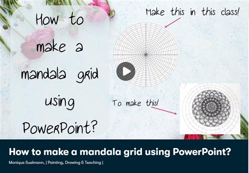 Skillshare - How to make a mandala grid using PowerPoint