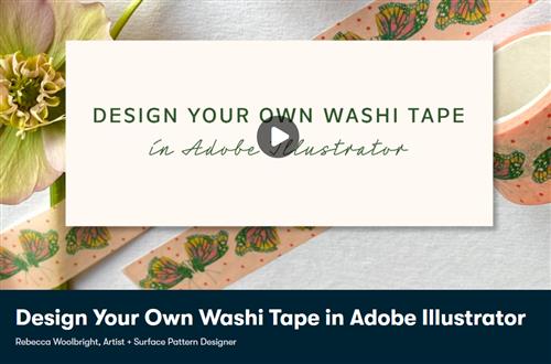Skillshare - Design Your Own Washi Tape in Adobe Illustrator