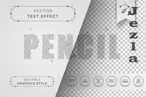 Pencil Drawing Editable Text Effect - 6723549 Pencil Drawing Editable Text Effect - 6723549