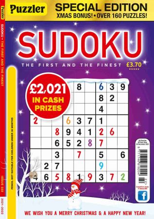 Puzzler Sudoku   Issue 222, 2021