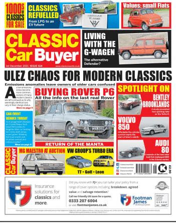 Classic Car Buyer   Issue 614, 1 December 2021