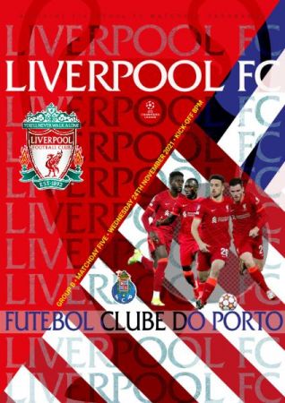 Liverpool FC Programmes   vs Porto CL   24 November 2021
