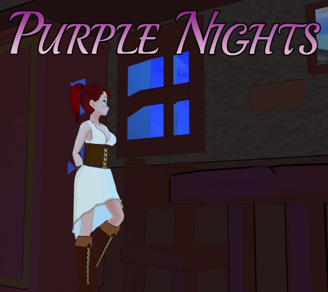 Purple Nights [v1.0.1] (NineSeven4) [uncen] [2021, ADV, Fantasy, Female Heroine, 3D, Animation, Big tits, Big Ass, All Sex, Blowjob, Handjob, Prostitution, Creampie, Unity] [eng]