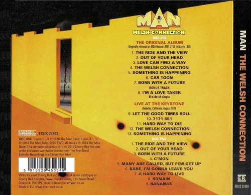 Man - The Welsh Connection [2CD] (1976) [2013]  Lossless