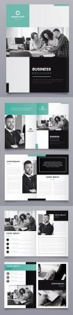 6 Business Brochure Vector Templates Collection