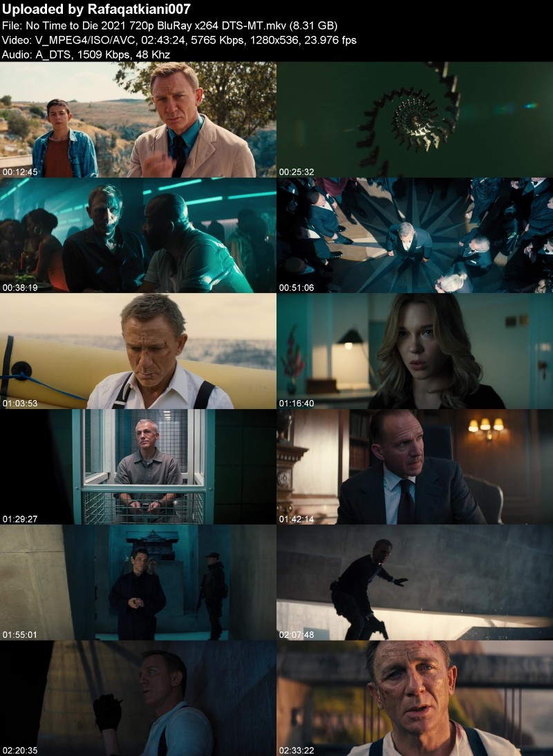 No Time to Die 2021 720p BluRay x264 DTS-MT No Time to Die 2021 720p BluRay x264 DTS-MT