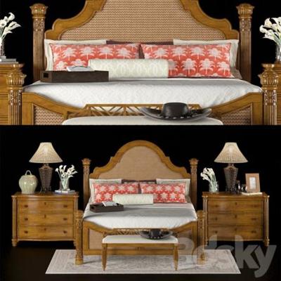 3DSky   Lexington Home Brands Island Estate By Tommy Bahama Home Round Hill Bed
