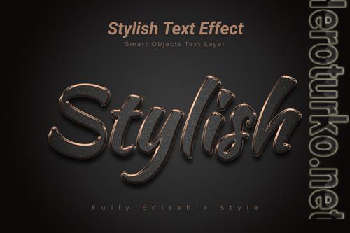 Stylish text effect psd
