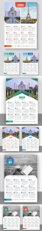 18 Calendar 2022 Vector Templates Vol.2