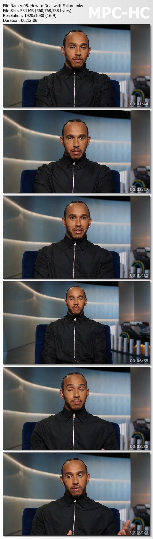 MasterClass - Lewis Hamilton Teaches a Winning Mindset