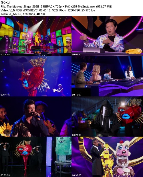 The Masked Singer S06E12 REPACK 720p HEVC x265-MeGusta The Masked Singer S06E12 REPACK 720p HEVC x265-MeGusta