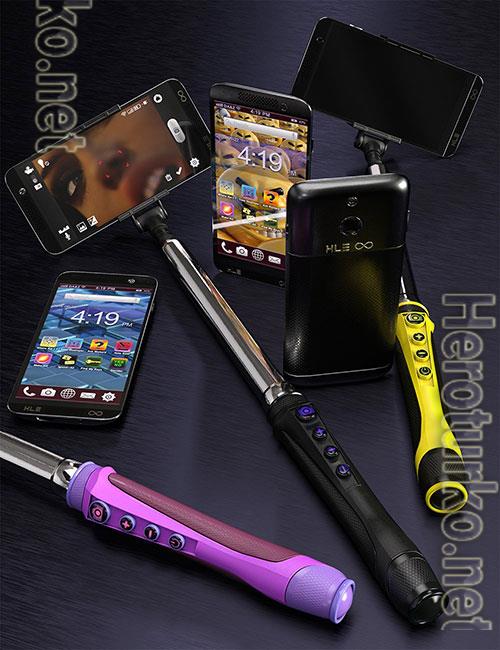 Selfie Stick and Smart Phone Selfie Stick and Smart Phone