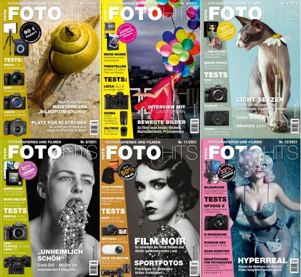 Подшивка журнала - Fotohits №1-12 (Januar-Dezember 2021) PDF. Архив 2021