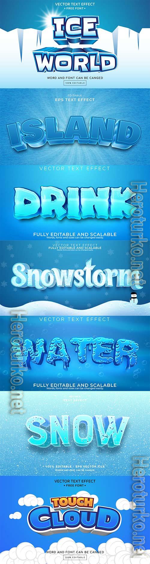 Set 3d editable text style effect vector vol 258 Set 3d editable text style effect vector vol 258