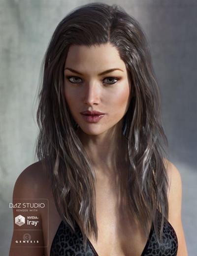 LEYTON HAIR FOR GENESIS 3 FEMALE(S) AND GENESIS 2 FEMALE(S)