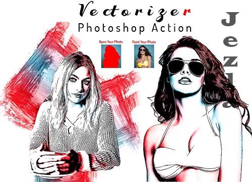 Vectorizer Photoshop Action - 6715609