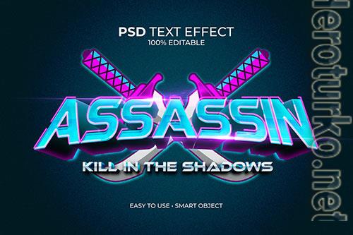 Esport Assassin Logo Text Effect