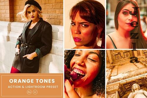 Orange Tones Action & Lightrom Presets Orange Tones Action & Lightrom Presets