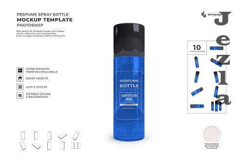 Perfume Spray Bottle Mockup Template Bundle - 1725179