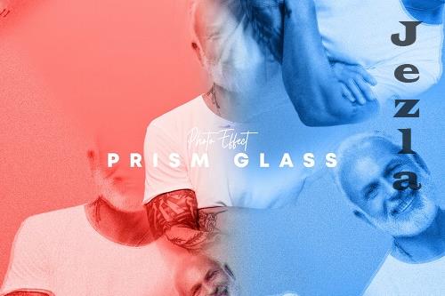 Prism glass photo effect