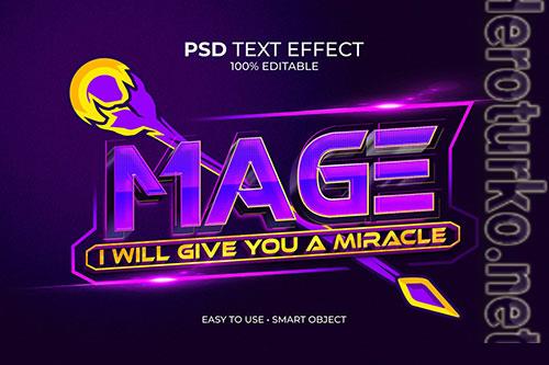 Esport Mage Logo Text Effect