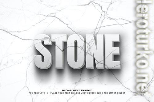 Stone text effect