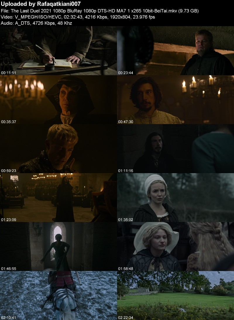 The Last Duel 2021 1080p BluRay 1080p DTS-HD MA7 1 x265 10bit-BeiTai The Last Duel 2021 1080p BluRay 1080p DTS-HD MA7 1 x265 10bit-BeiTai