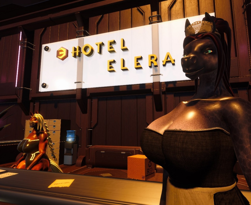 Hotel Elera [InProgress, 2021.12.05.0200] (Project Elera) [uncen] [2021, SLG, 3D, Fantasy, Furry, Clothes Changing, Big tits, Big Ass, Sex Toys, Anal, Blowjob, VR, Unity] [eng]