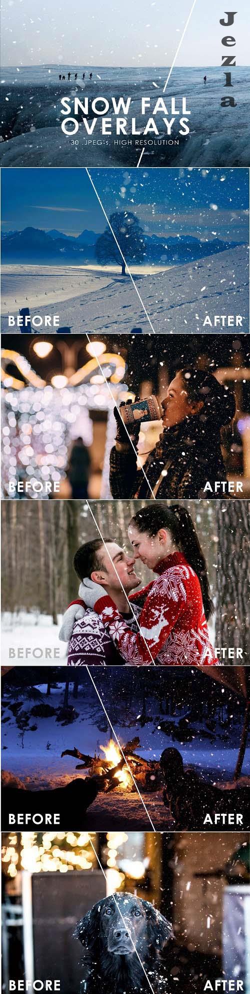 Snow Fall Overlays Snow Fall Overlays