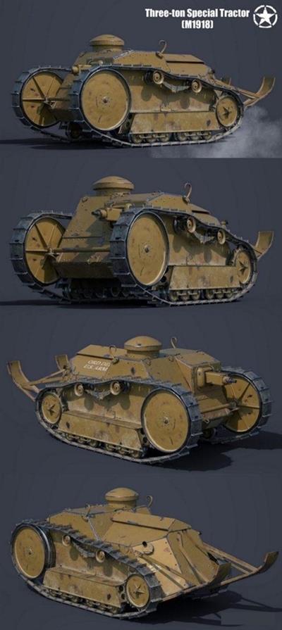 Ford 3 Ton tank M1918