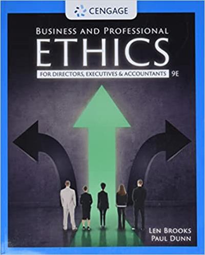 Business and Professional Ethics, 9th Edition