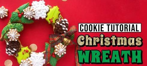 Skillshare - Christmas Wreath Sugar Cookie Decorating Tutorial