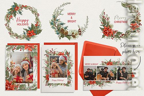 Christmas Personalized Photo Frames and Wreaths