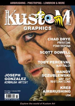 Pinstriping & Kustom Graphics English Edition   December 2021/January 2022