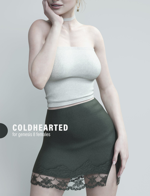 dForce Coldhearted Outfit for Genesis 8 Female(s)