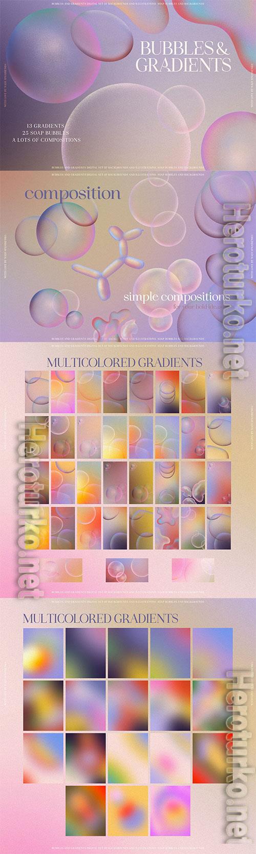 Bubbles & Colorful Gradients