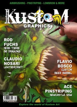 Pinstriping & Kustom Graphics English Edition   June/July 2021