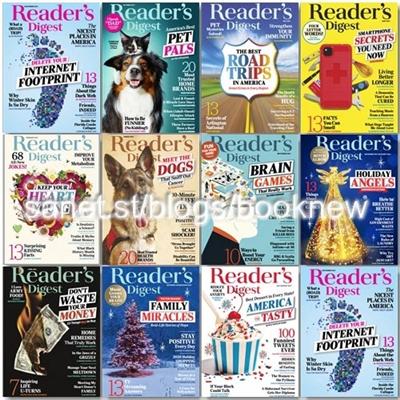 Reader's Digest USA   2021 Full Year Issues Collection