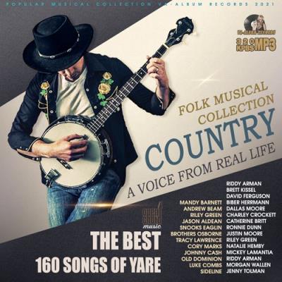 VA - A Voice From Real Life: Country Folk Music (2021) (MP3)