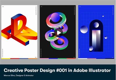 Skillshare - Creative Poster Design #001 in Adobe Illustrator