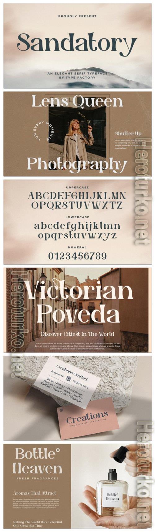 Sandatory - Elegant Serif Typeface