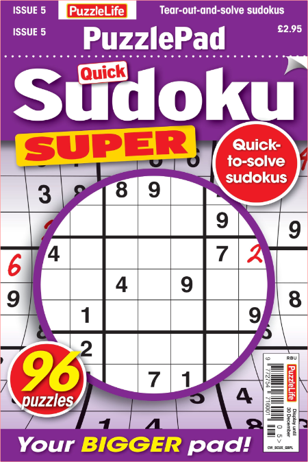 PuzzleLife PuzzlePad Sudoku Super - 02 December 2021