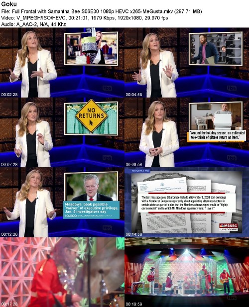 Full Frontal with Samantha Bee S06E30 1080p HEVC x265-MeGusta