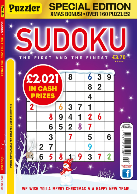 Puzzler Sudoku - December 2021