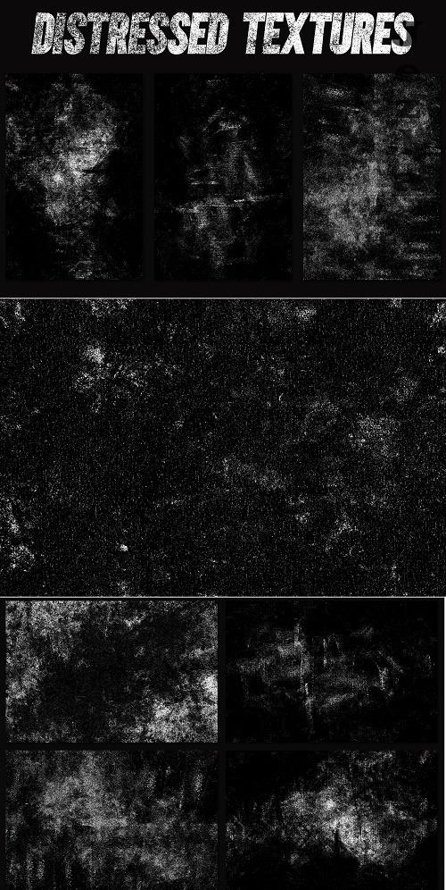 Distressed Grunge Overlays - 6763880