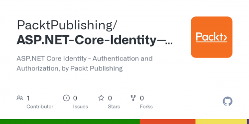 Packt -  ASP.NET Core Identity - Authentication and Authorization