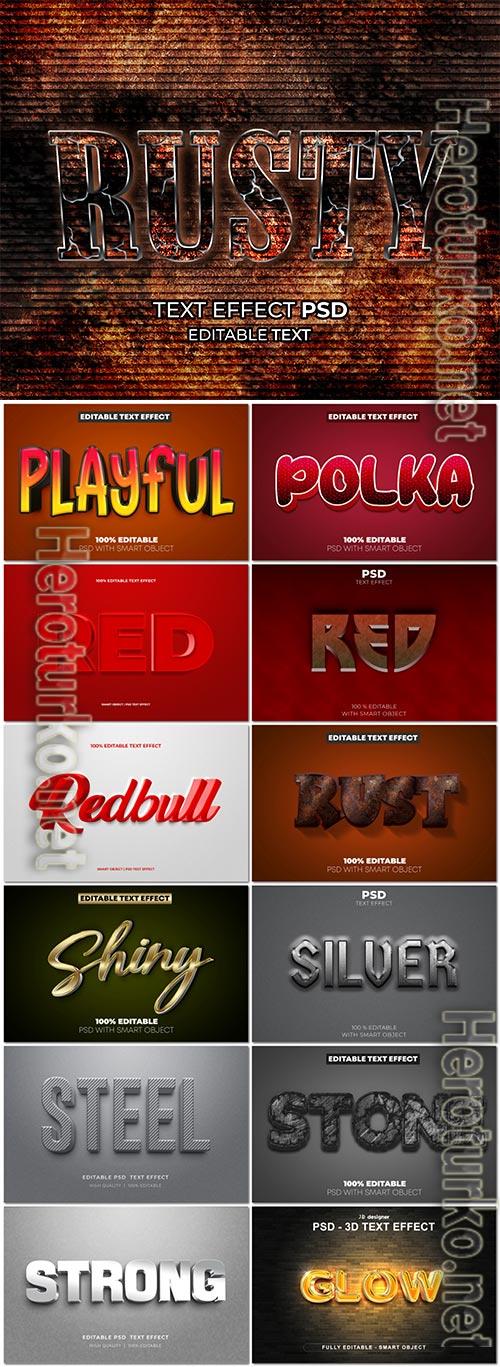Psd text effect set vol 10