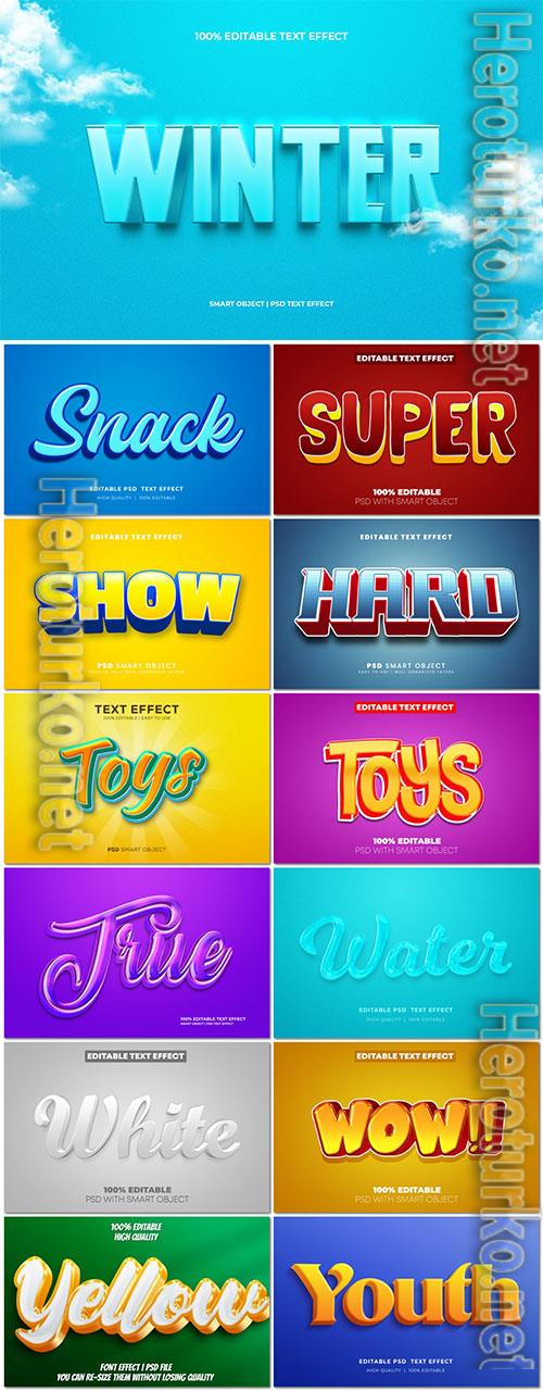 Psd text effect set vol 11